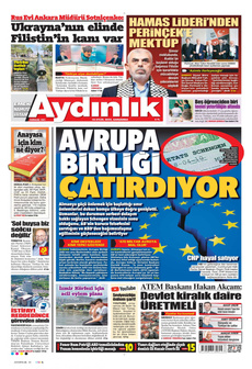 AYDINLIK GAZETESİ 18 Eylül 2024 Gazete Manşeti Küçük