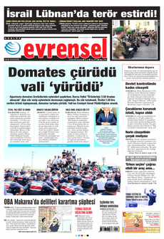 EVRENSEL 18 Eylül 2024 Gazete Manşeti Küçük