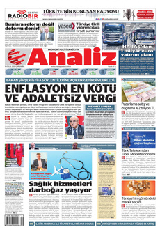 ANALİZ 18 Eylül 2024 Gazete Manşeti Küçük