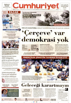 CUMHURİYET 9 Ağustos 2026 Gazete Manşeti Küçük