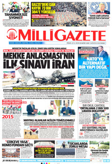 MİLLİ GAZETE 9 Ağustos 2026 Gazete Manşeti Küçük
