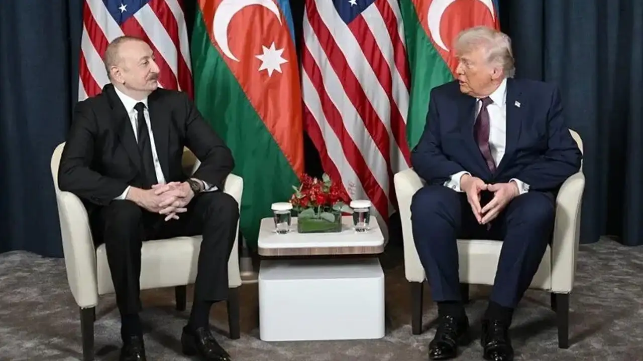 Aliyev, ABD Başkanı Trump ile Görüştü